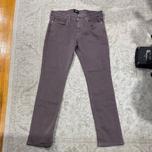PAIGE Men's FEDERAL Slim Jeans in Dusty Plum